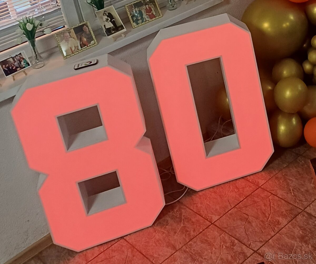 LED čísla na prenájom - 9