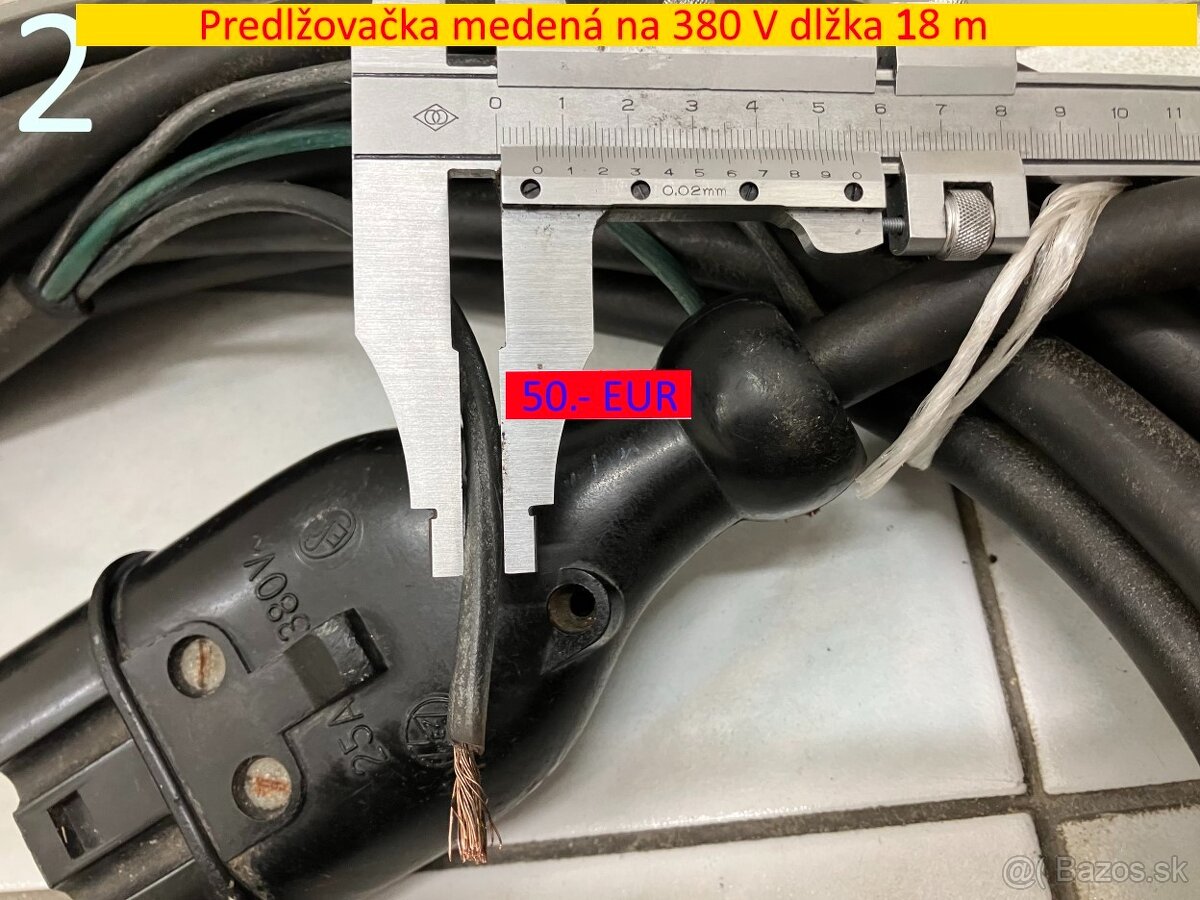 Predlžovačka medená na 380 V - 9