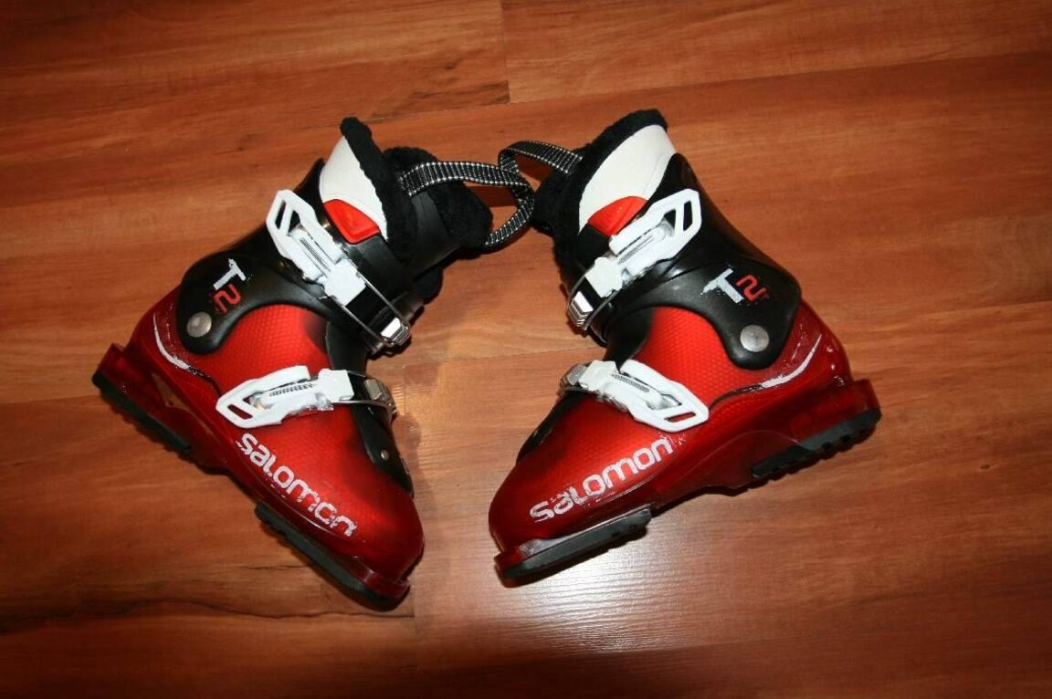 lyže dynamic 100 cm ,lyžiarky salomon , set - 9