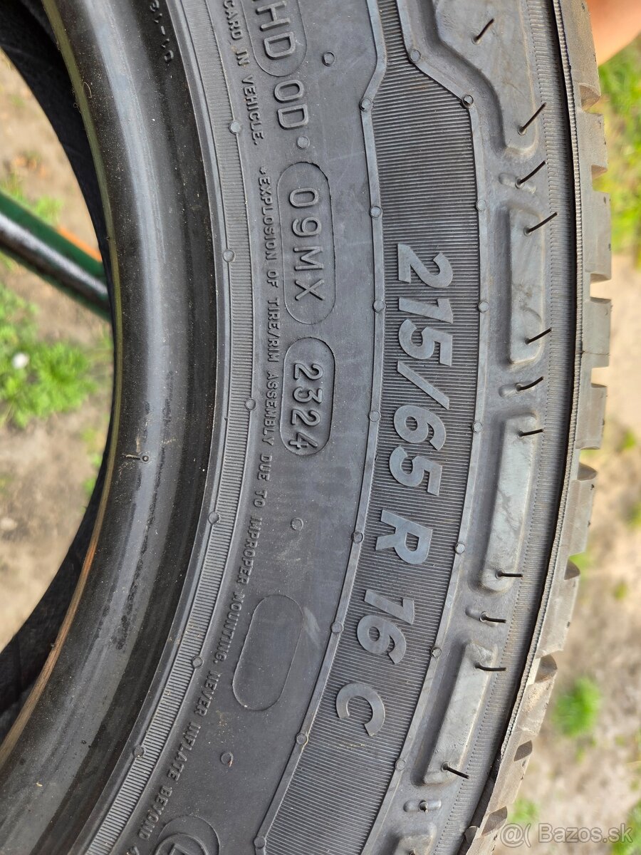 Pneumatiky 215 65 16C Zn.michelin letné - 9