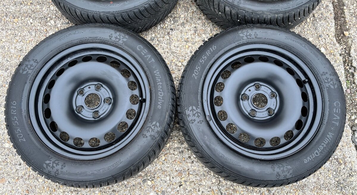 Disky 5x112 R16 - 205/55 R16 - Zimné - VW, Škoda, Audi, Seat - 9