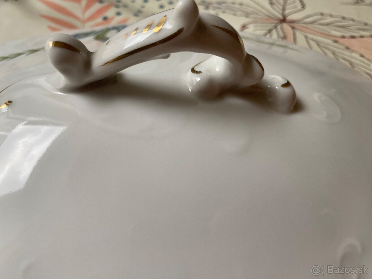 Starý porcelán – polievková misa (Carlsbad / Altrohlau, cca - 9