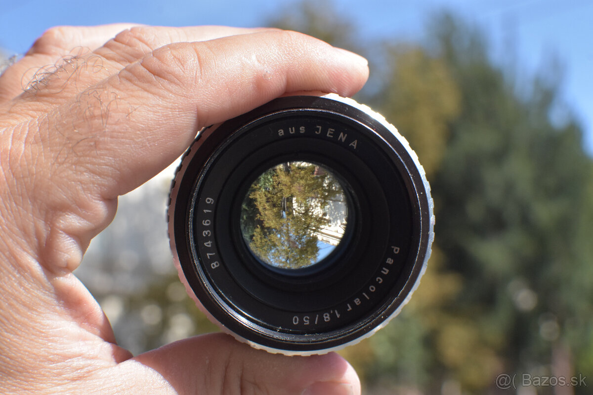 PANCOLAR 50/1,8 + REDUKCE PRO CANON . - 9