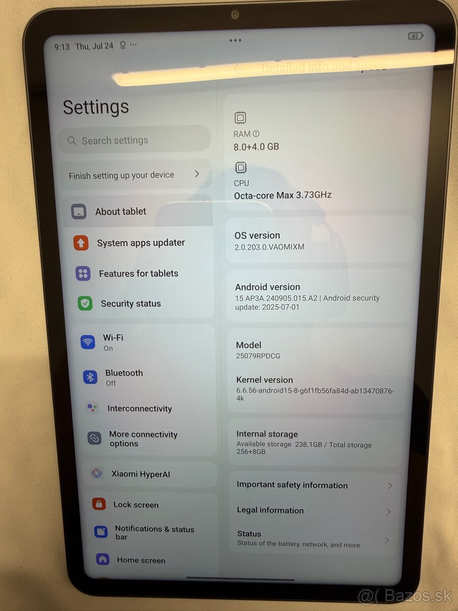Xiaomi pad 8 8GB/256 GB - 9