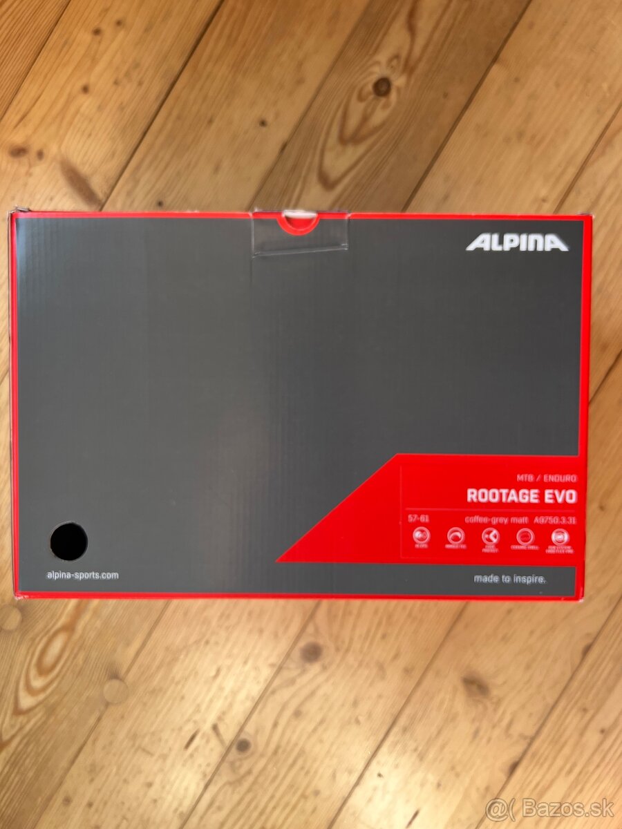 ALPINA Rootage EVO prilba, coffee grey L - 9