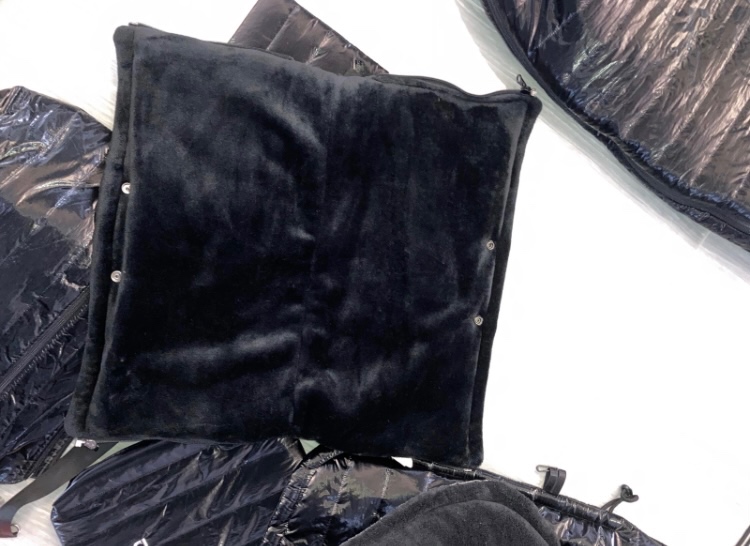 Fusak+sada na kočík komplet Pinkie Black Line kolekcia - 9