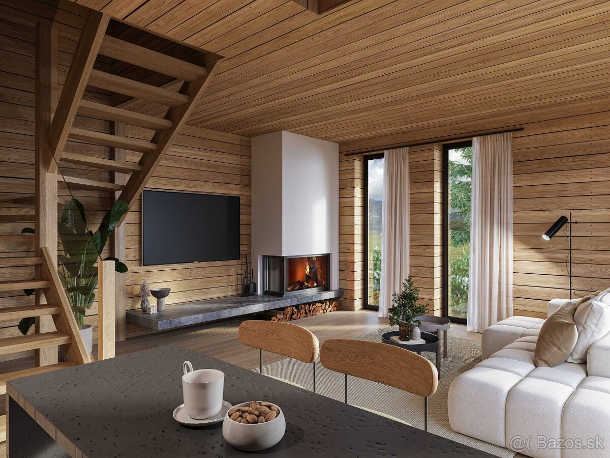 Nadčasový projekt chalety pod Gerlachom s krásnym výhľadom - 9