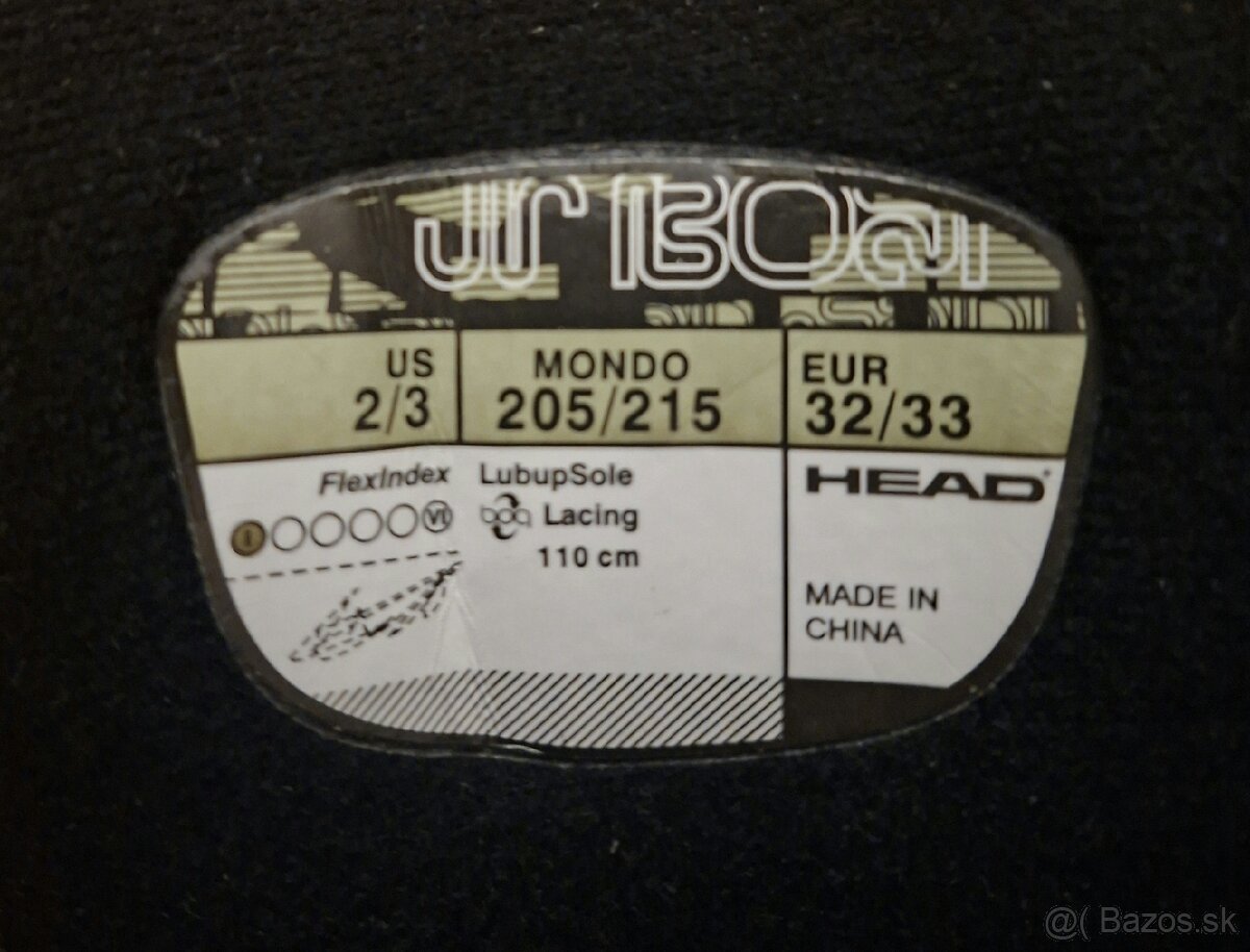 Snowboard topanky detské 21cm HEAD - 9