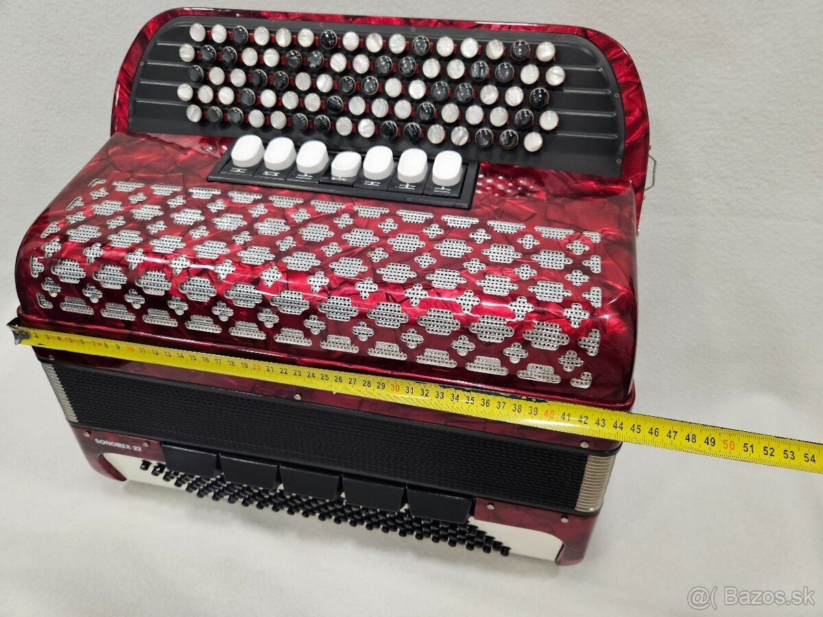 Akordeon chromaticky delicia sonorex 120 - 9