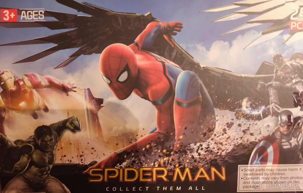 Adventný kalendár - postavičky Minecraft, Spiderman, Stitch - 9