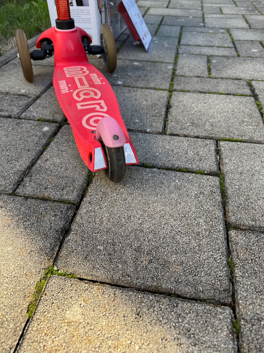 Kolobežka Mini Micro Deluxe červená, v 2r+ - 9