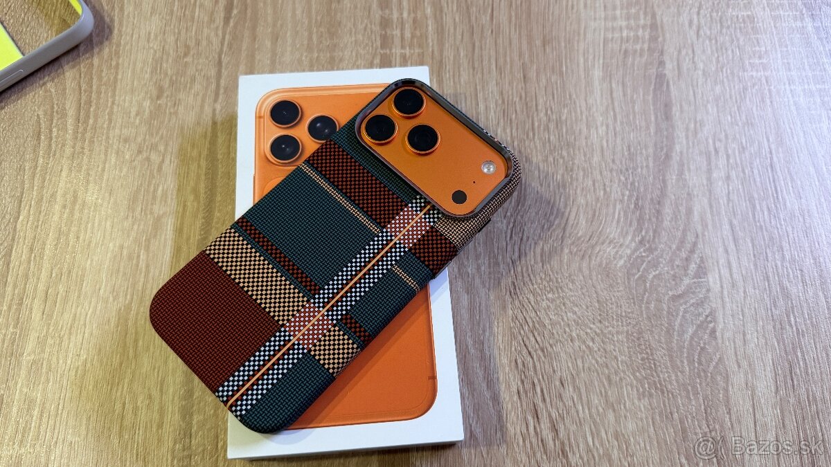 Vymenim novy iPhone 17 Pro Max 256gb Orange + sklo + obal - 9