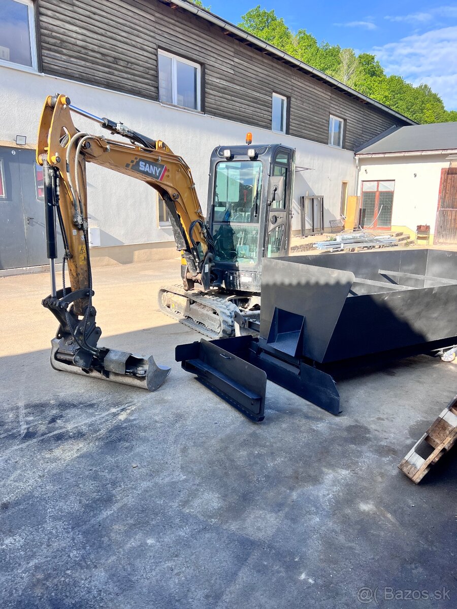 Posypávač krajníc,stranový finišer krajníc hydraulicky - 9