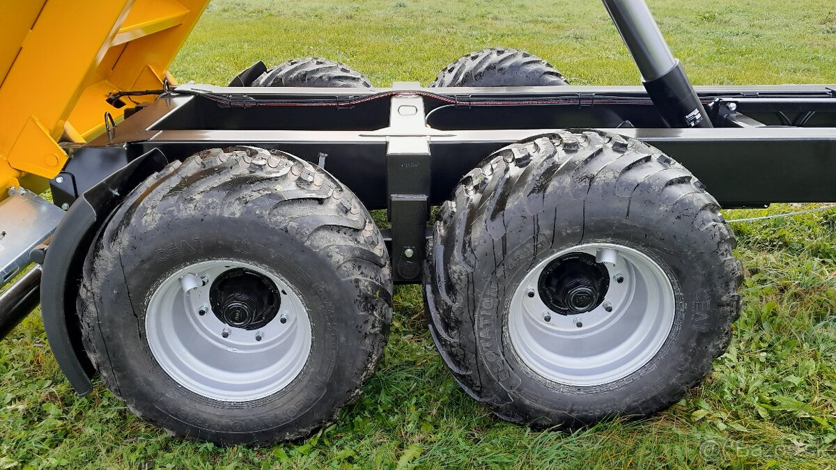 Traktorový náves,Príves,Vlek za traktor,Vlečka,Dumper 13t - 9