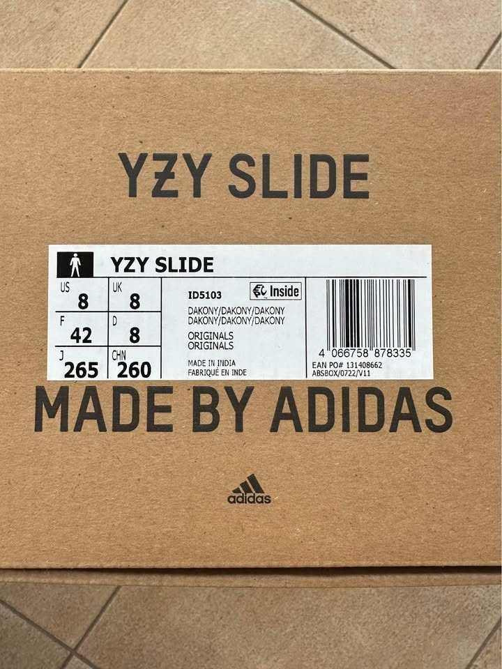 Yeezy yzy slide eu 42,43 dark onyx - 9