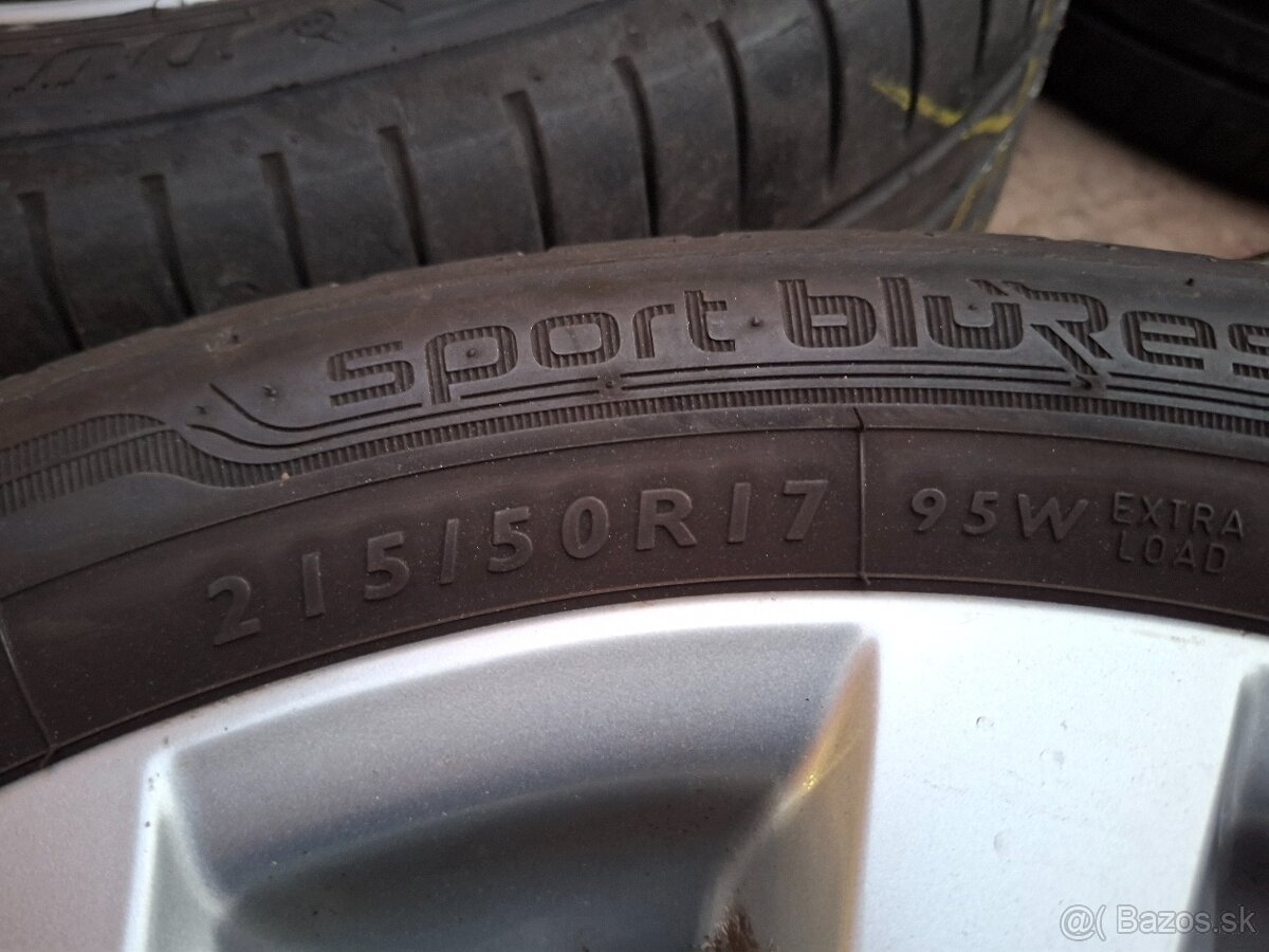 Predám hlinikové disky Mazda 6/SW--R17 - 9