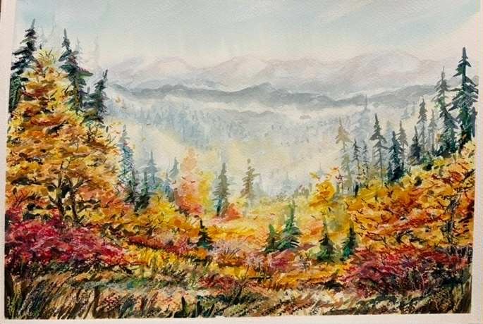 NOVÉ nádherné AKVARELOVÉ maľby - 9