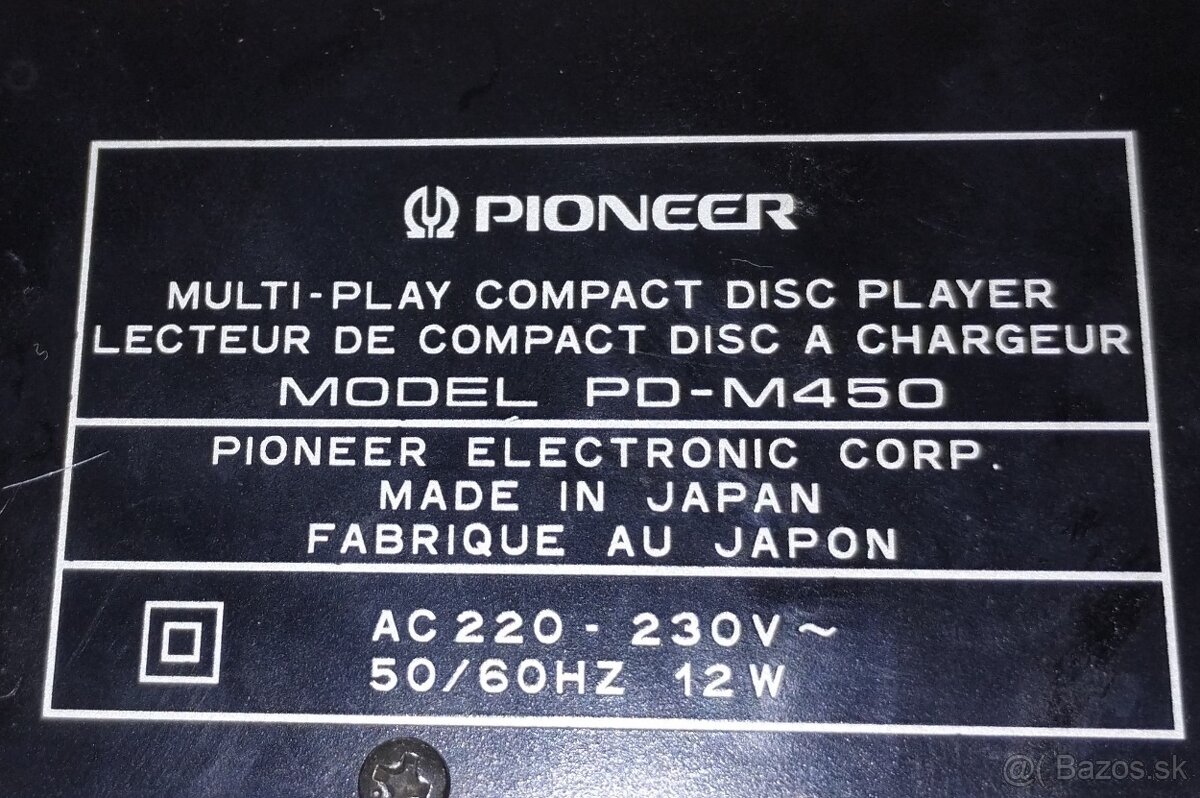 Predám cd prehrávače Pioneer PD-T307 PD-M450 - 9