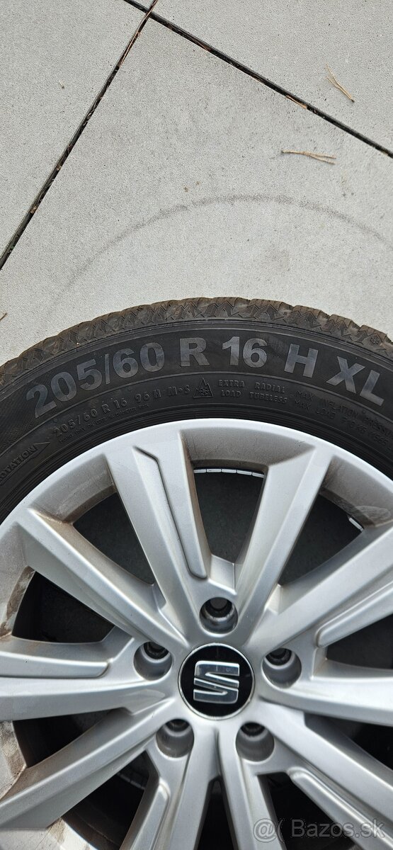 Alhambra/Sharan R16 5x112 zimná sada originál diskov diskov - 9