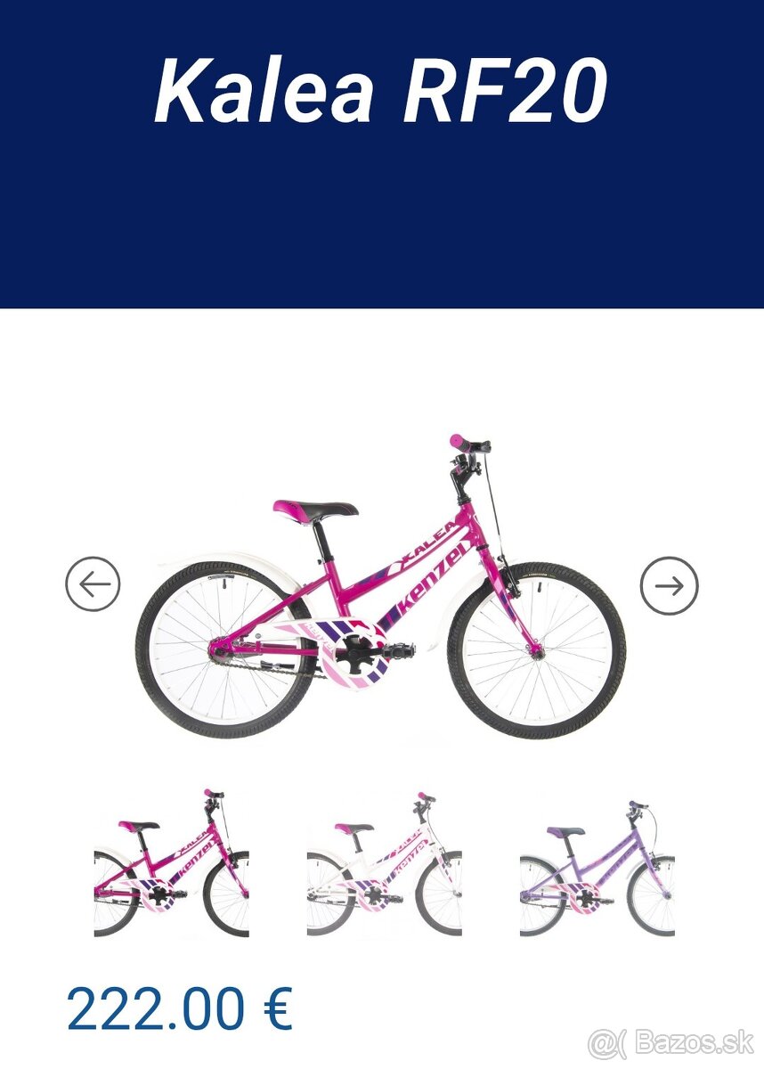 Detský bicykel Kenzel Kalea RF20 - 9