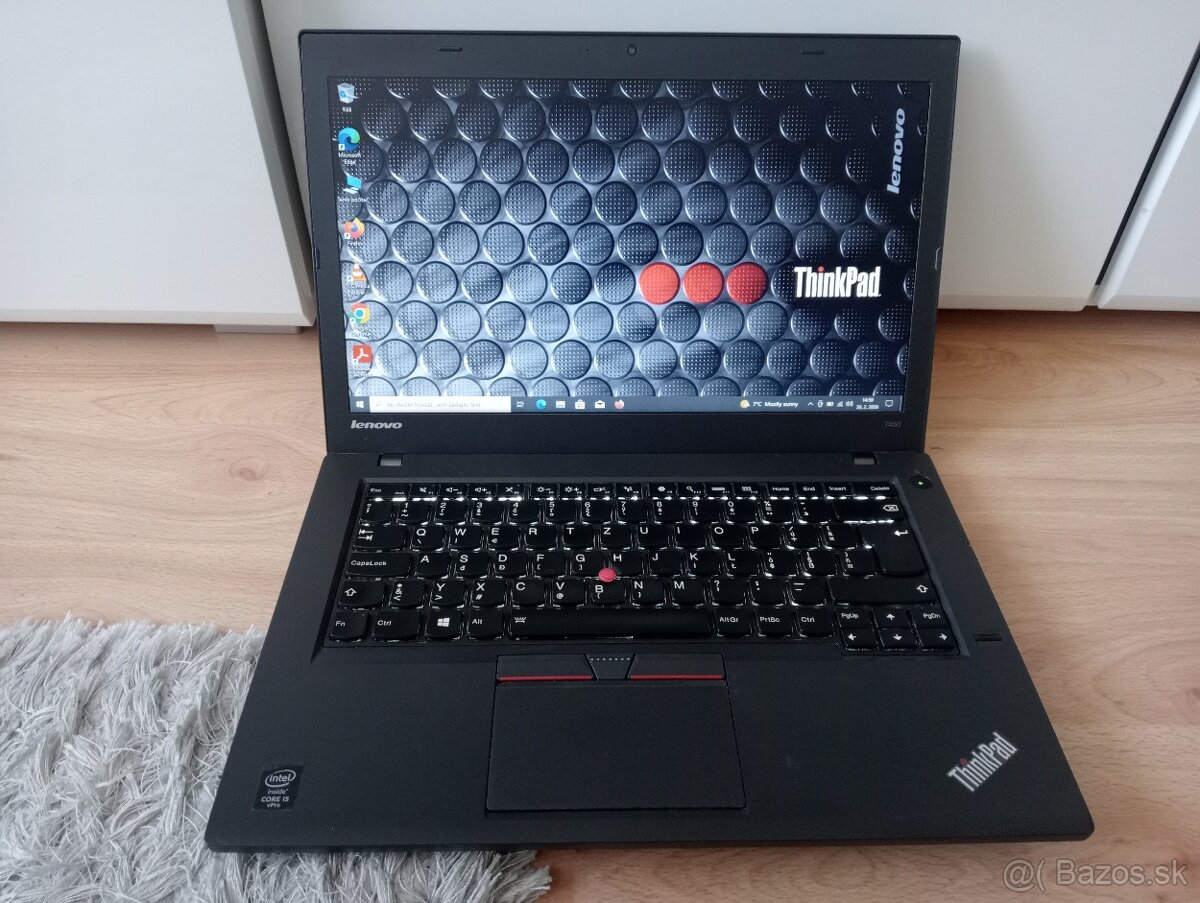 Lenovo Thinkpad t450 / Intel core i5 / 8gb ram / Windows 10 - 9