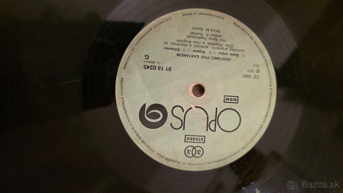 Rezervované Staré LP platne na gramofon 33 a 45 - 9