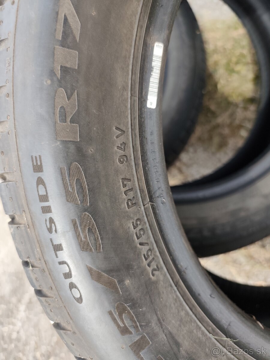 215/55R17 94V Pirelli letná - 9