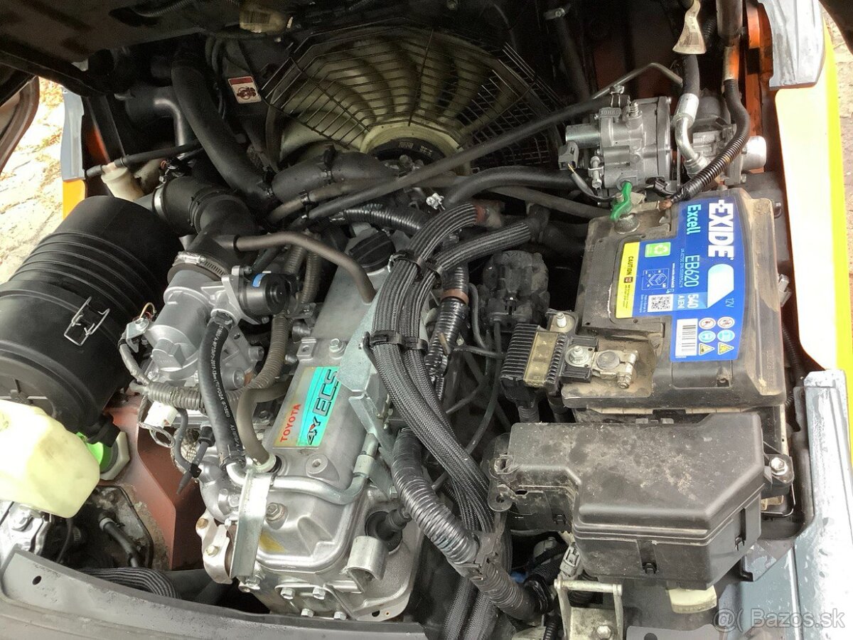 Toyota 8FGF15 LPG, Triplex 4,3 m, Kabína, 2018 - 9