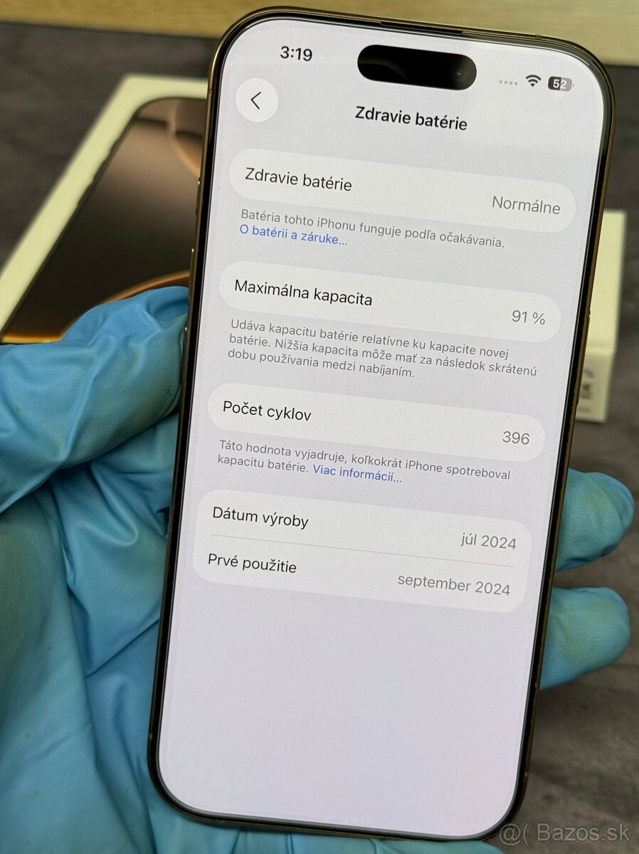 Apple iPhone 16 Pro 128GB Desert Titanium / 91% zdravie - 9