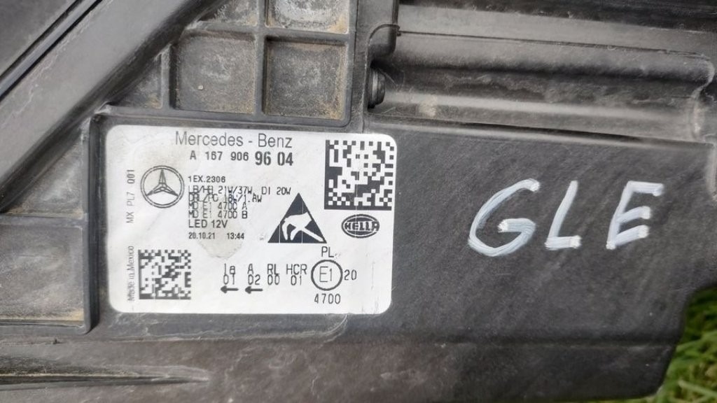 Mercedes GLE W167 C167 2020 - predne LED svetlo lampa - 9
