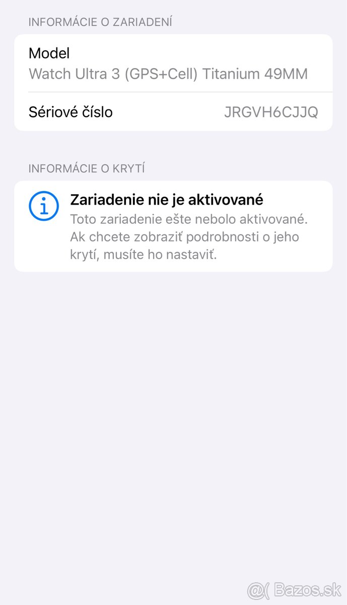 Apple Watch Ultra 3 49mm Black - neaktivovane, nové - 9