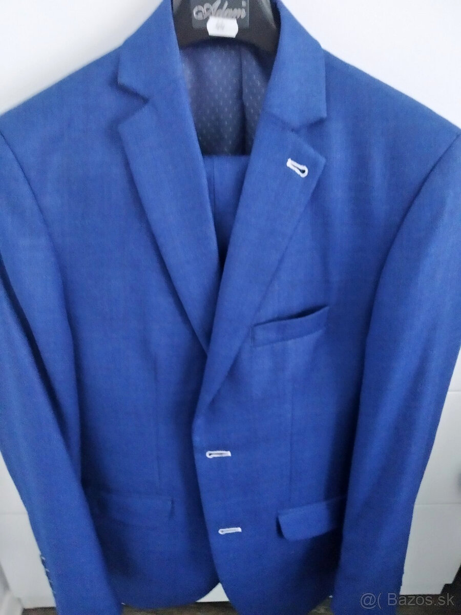 Chlapčenský oblek+košeľa+opasok na cca 13-14r - 9