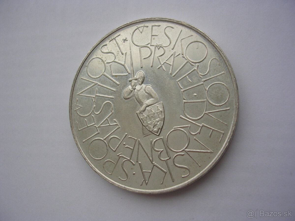 Ag medaila 10 dukát Karel IV. - návrh Jiří HARCUBA 1978 - 9