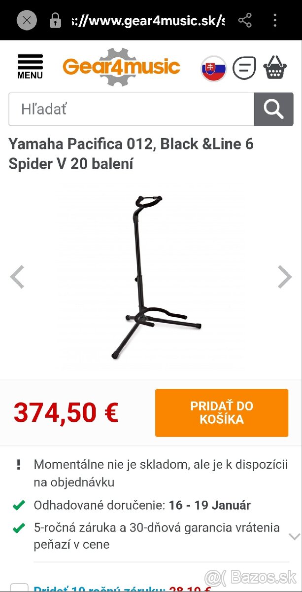 Elektronická gitara - 9