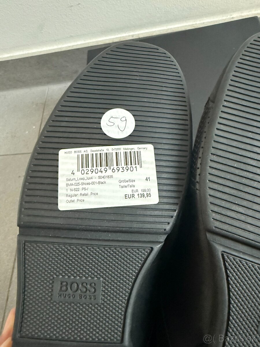 Hugo Boss boty 41 ( Nova cena 200 eur ) - 9