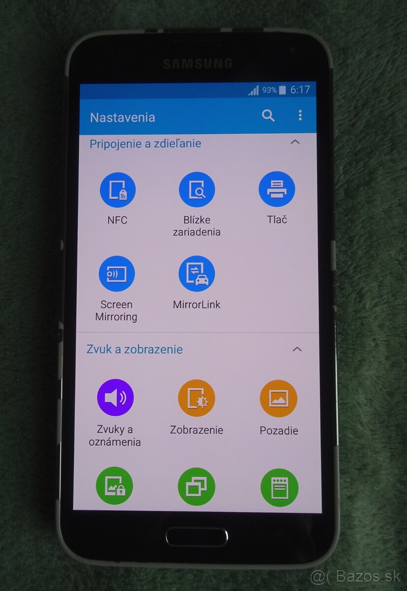 Predám SAMSUNG SM-G900F GALAXY S5 komplet - 9