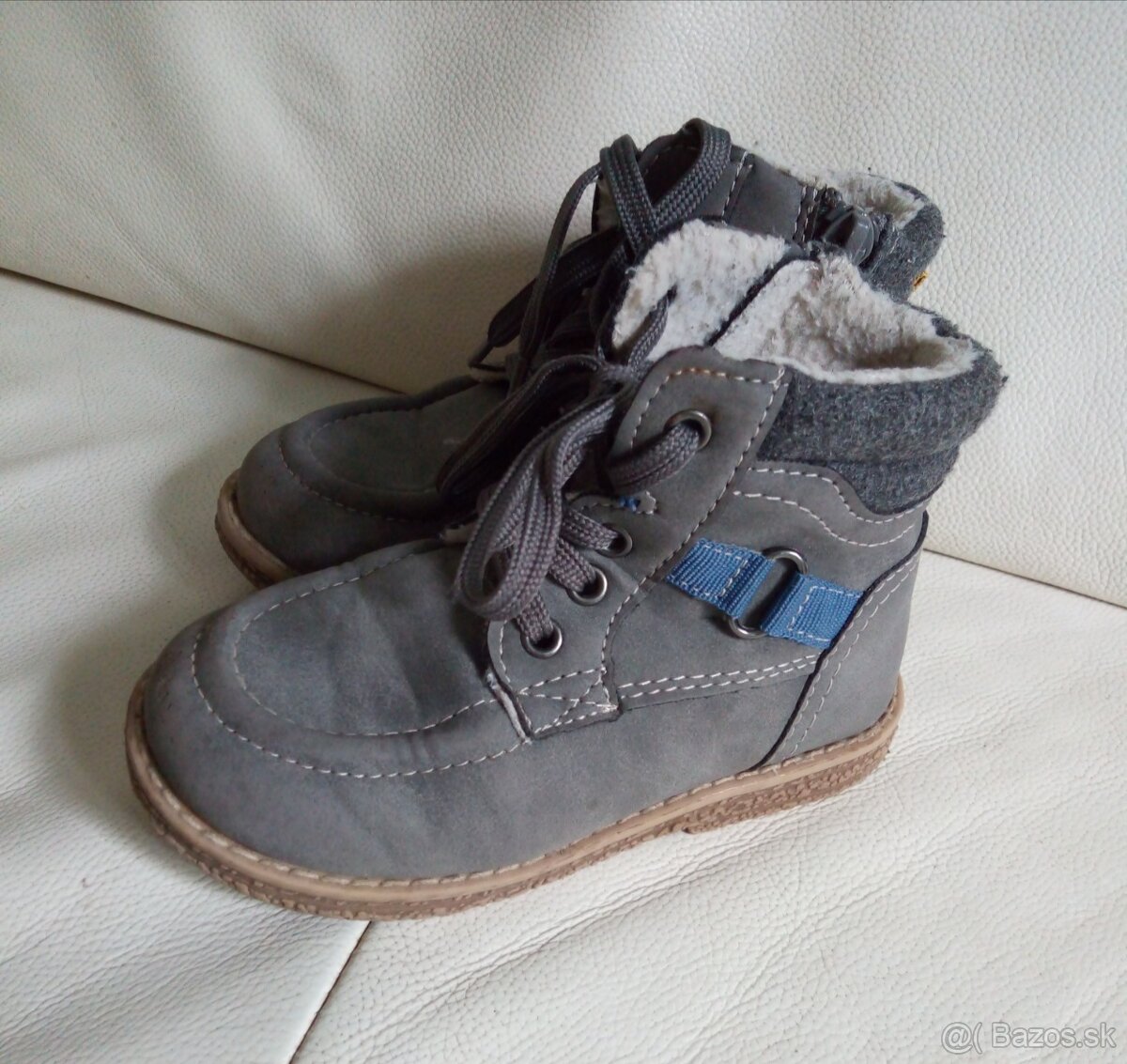 Bobbi Shoes topánočky s kožušinou veľkosť 23 - 9