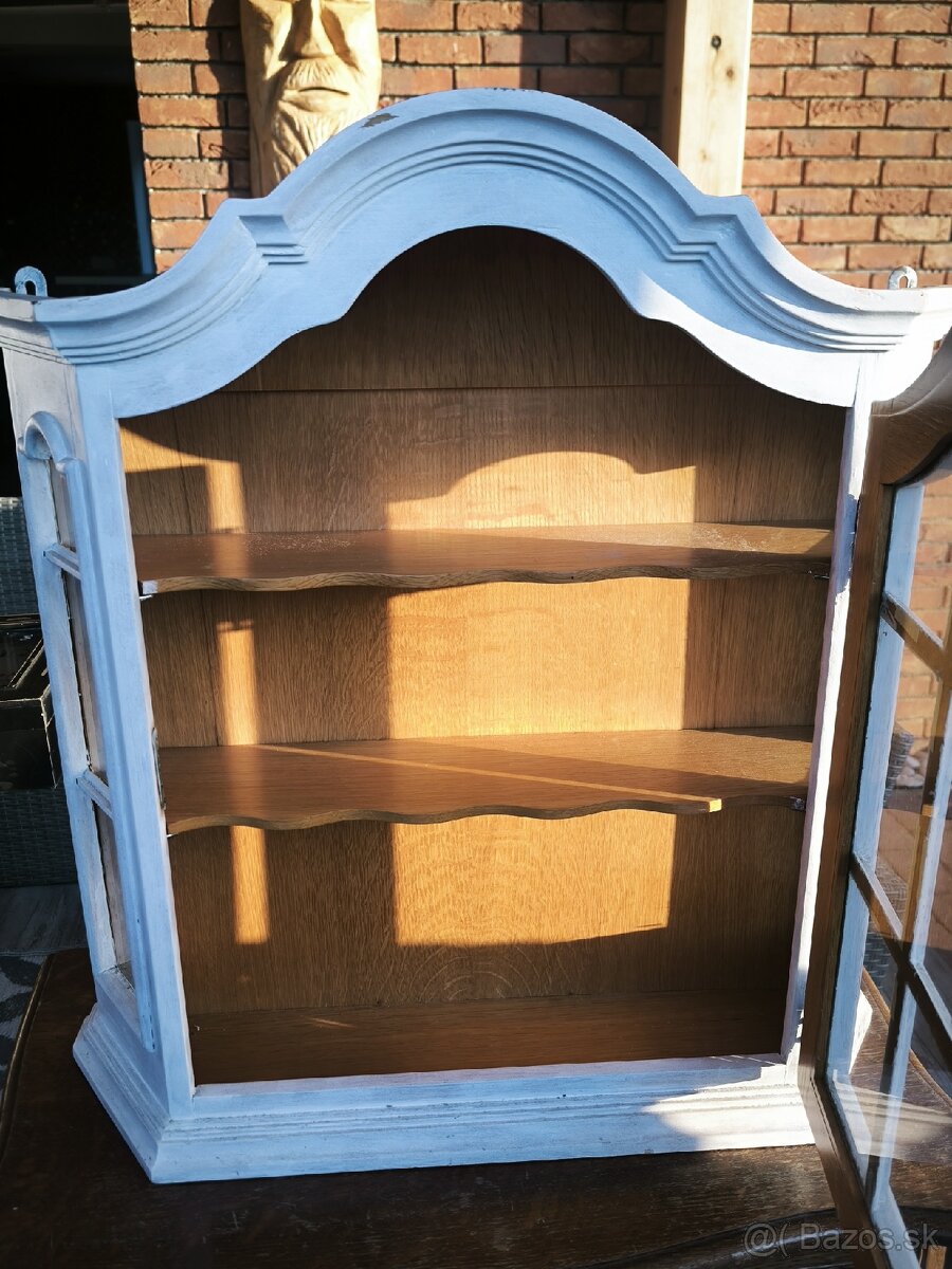 Nástenné vitríny v rustikálnom štýle – 2 ks - 9