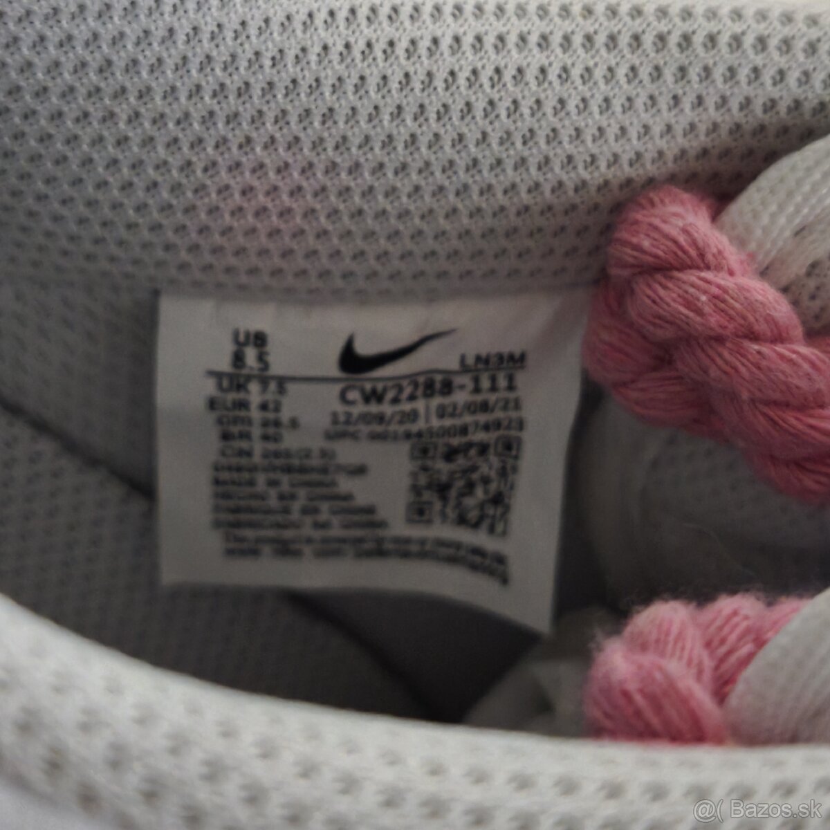 Custom AF1 Pink Rope Laces - 9