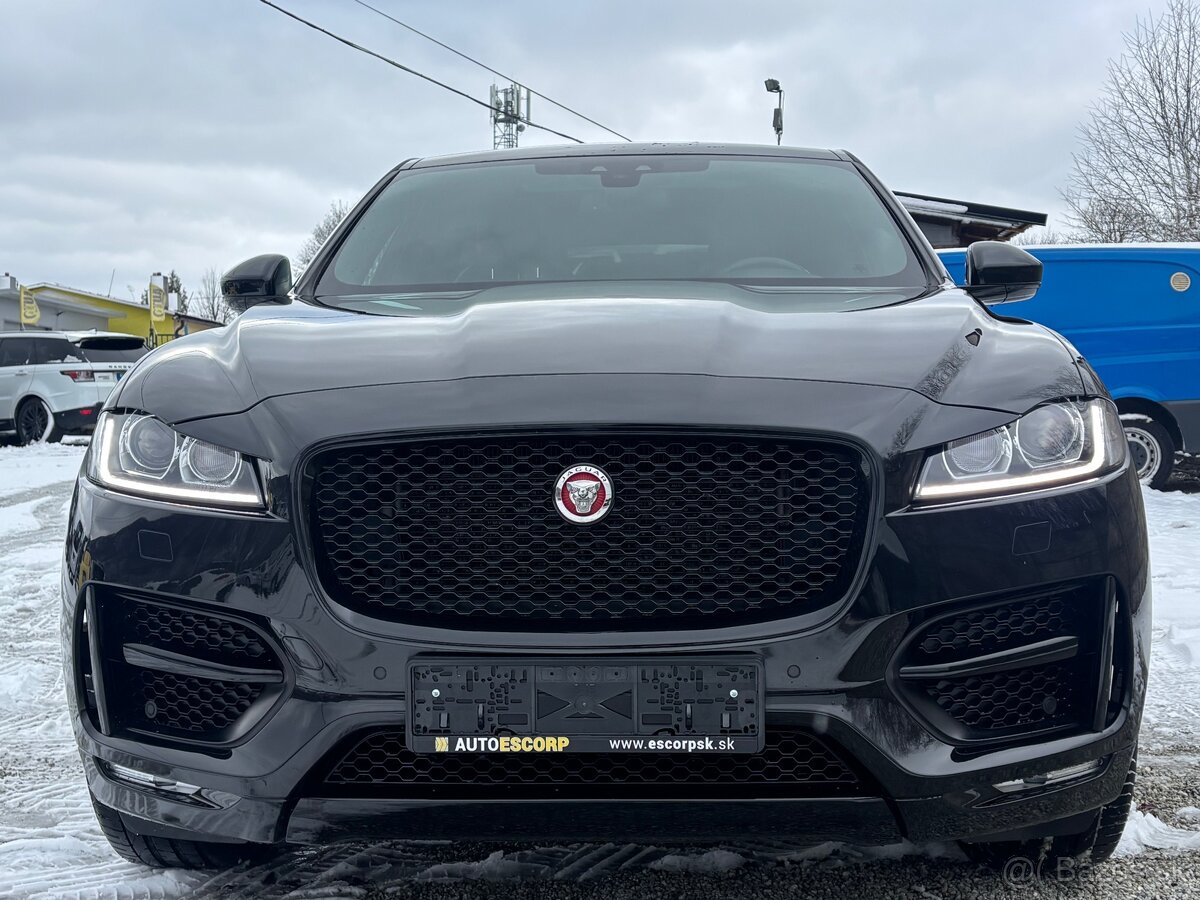 Jaguar F-Pace 2.0D I4 180k R-Sport AWD A/T – 2017, TOP stav - 9