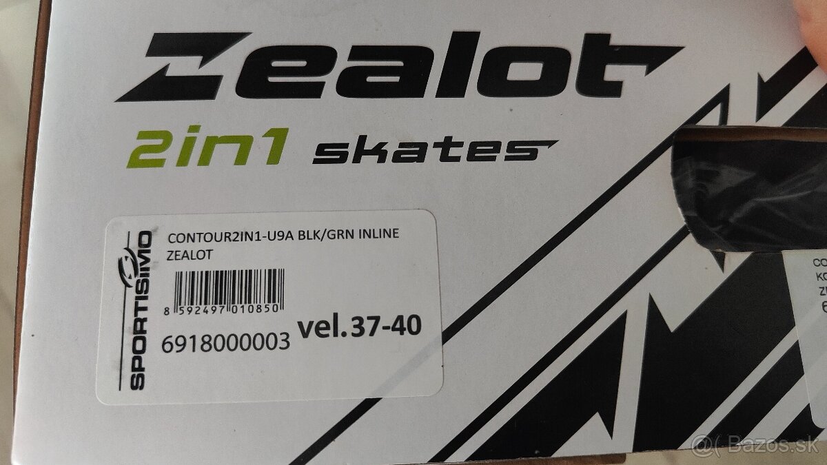 Detské korčule Zealot Contour 2in1 37-40 - 9