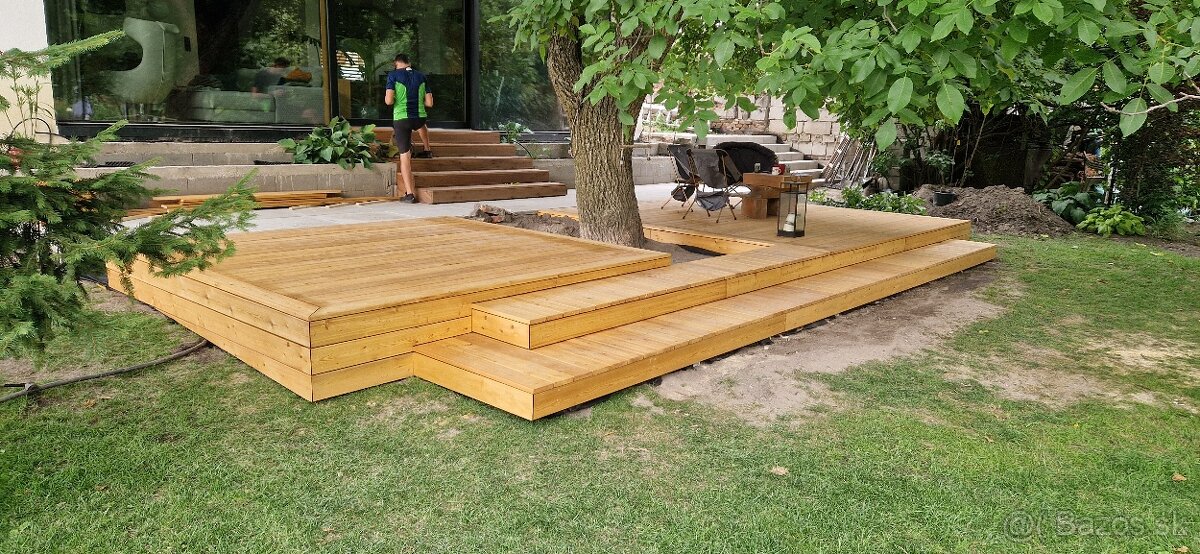 Drevena terasa, terasova podlaha - 9