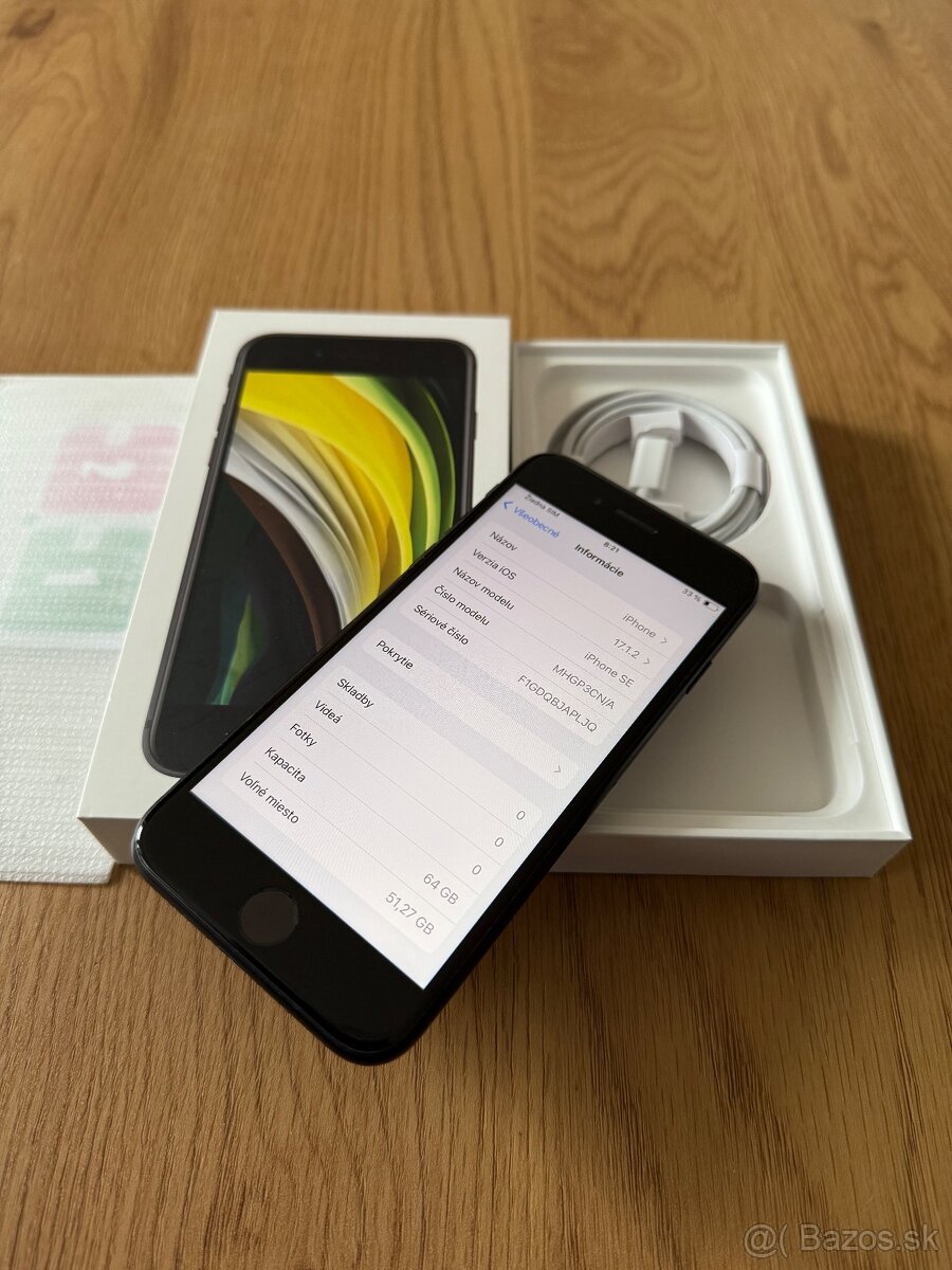 iPhone SE 2020 64 gb Black v záruke - 9