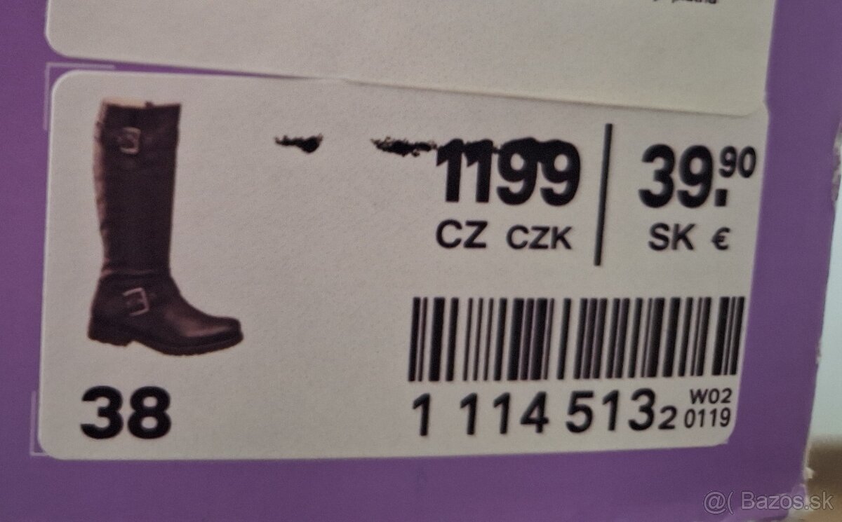 Dámske nové čižmy nad kolená - 9