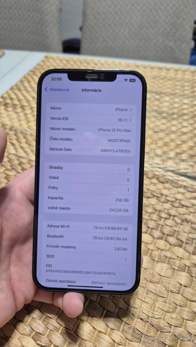 Apple Iphone 12 pro MAX 256gb, 82% batéria - 9