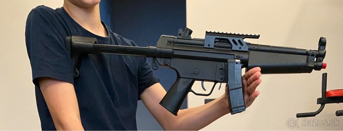Airsoft MP5 AEG, celoplastová, funkčná - 9