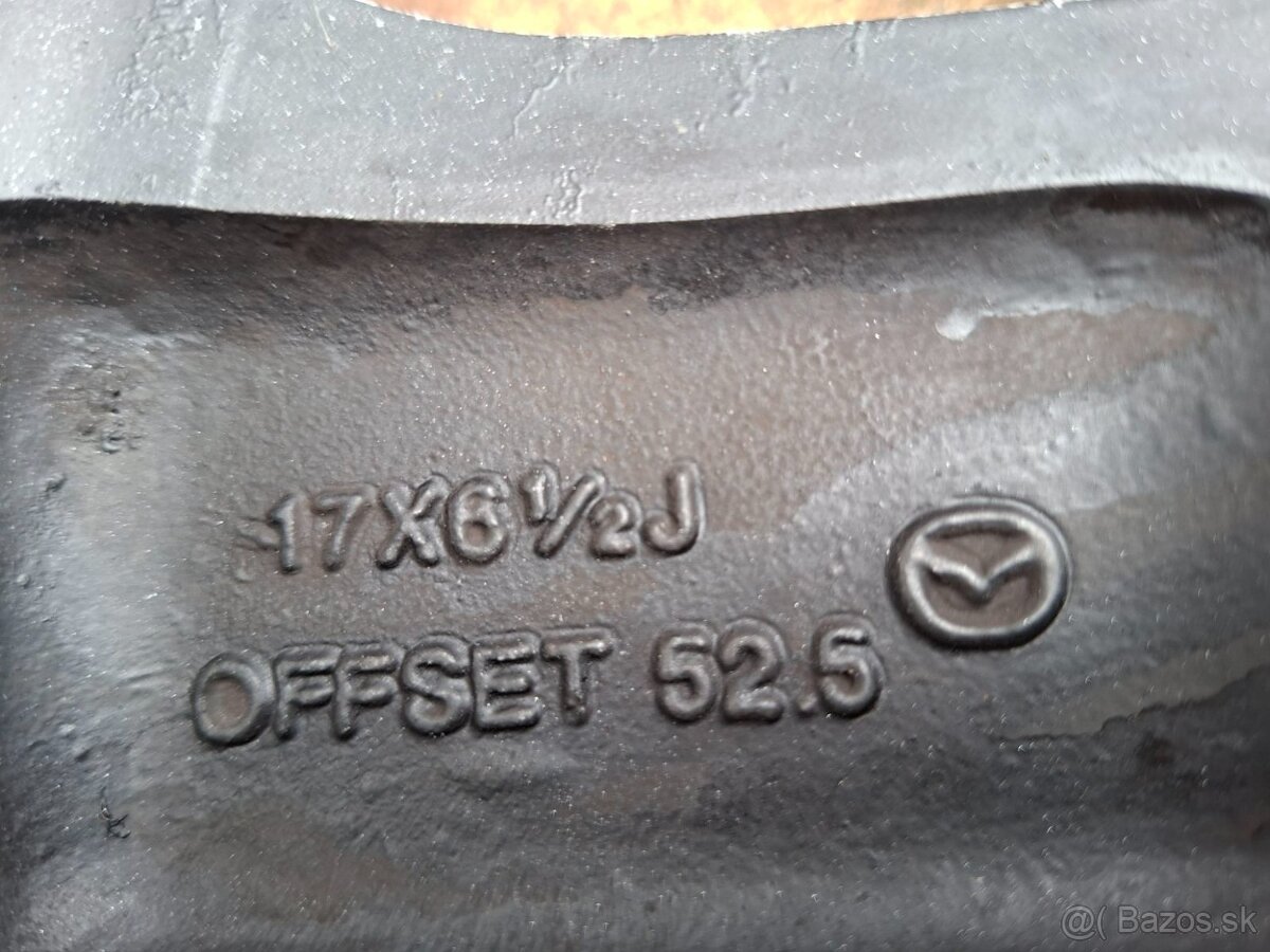 Org. hliníkové disky Mazda R17, 5x114,3 - 9