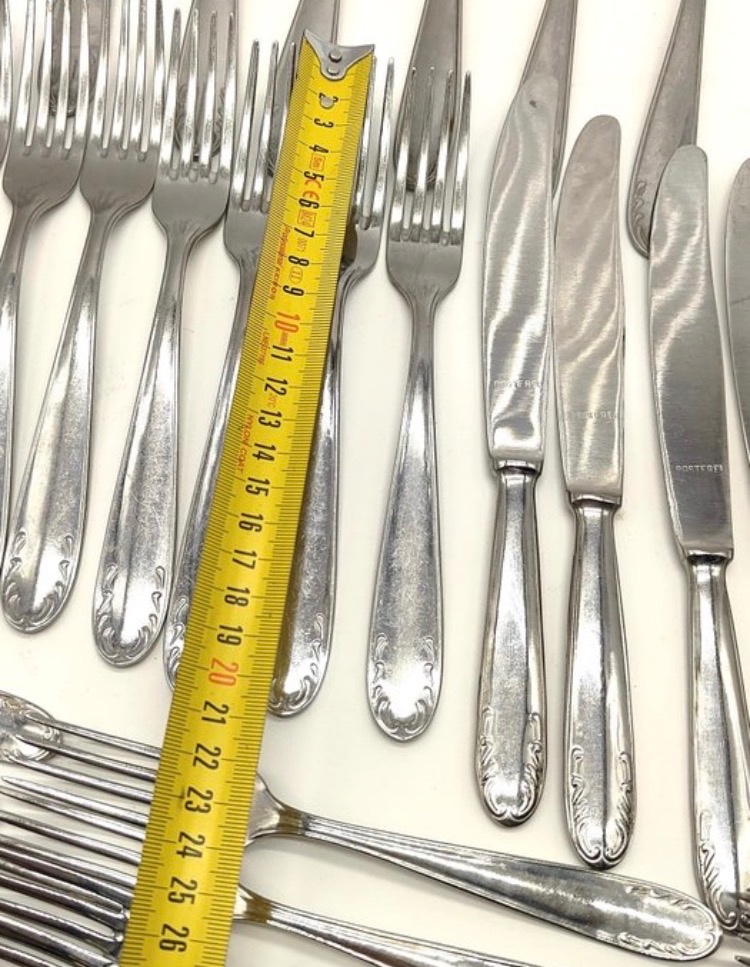 Predám postriebrený príborový set Abert – 58 ks - 9
