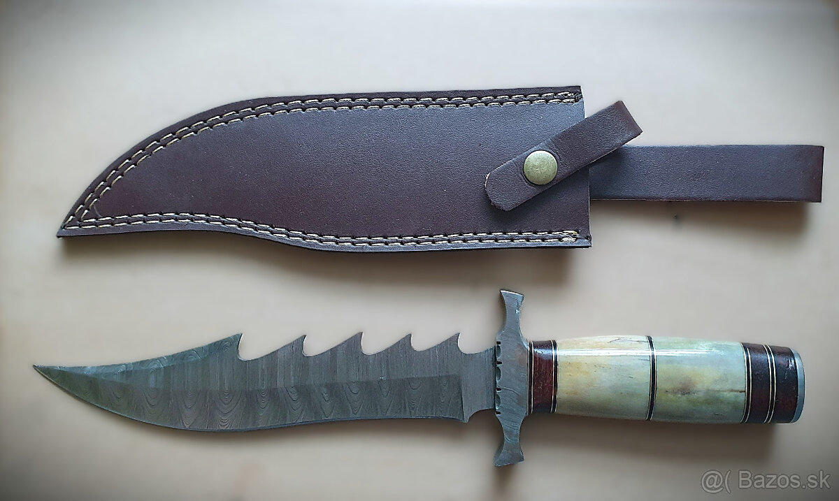 VEĽKÝ Damaškový lovecký nôž - 9