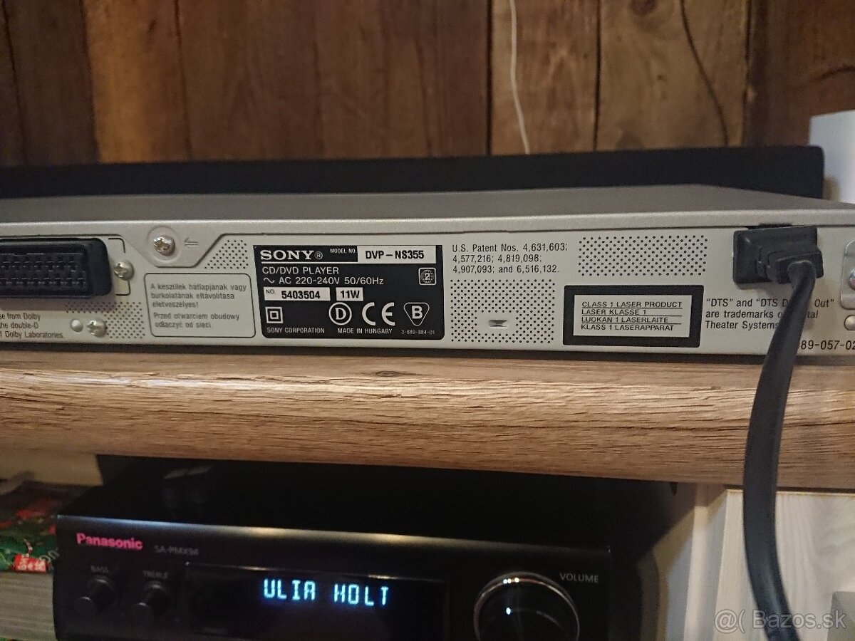 Predám DVD prehrávač Sony DVP-NS355 - 9